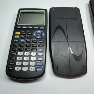 Texas Instruments TI-83 Plus Graphing Calculator With‎ Cover - Tested Works